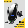  Essager Qi 15W vezeték nélküli gyorstöltő autós telefontartó szellőzőnyílásra szerelhető
