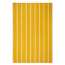Esschert Design Csíkos kültéri szőnyeg, 120 x 180 cm, sárga lakástextília