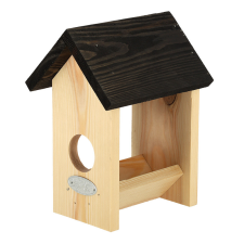 Esschert Design Fa madáretető mogyoróvaj tartóval, 20,8 cm etető, itató madaraknak
