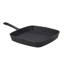 Esschert Design Öntöttvas grill serpenyő, 35,5 x 24 cm edény