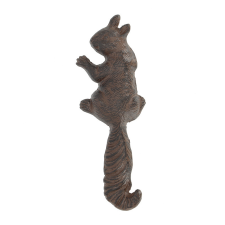 Esschert Design Öntöttvas mókus akasztó, 22 cm bútor