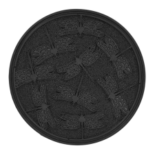 Esschert Design Újrahasznosított gumiból készült lépőkő, szitakötős kerti dekoráció