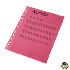 ESSELTE A4 55mikronos 10db/cs piros lefűzhető genotherm lefűző