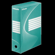 ESSELTE Archiváló doboz, A4, 100 mm, karton, ESSELTE "Standard", zöld irattartó