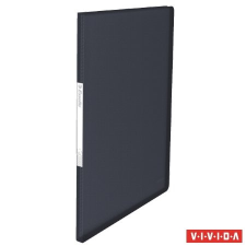 ESSELTE Bemutatómappa, 40 zsebes, a4, esselte "vivida", fekete 623999 információs tábla, állvány