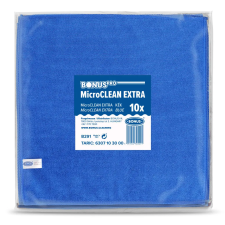 ESSELTE BonusPro MicroClean Extra kendő 40x40cm, 10db/csg kék tisztító- és takarítószer, higiénia