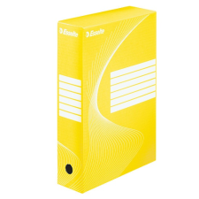 ESSELTE Boxycolor 80 színes archiváló doboz sárga 128413 irattartó