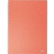 ESSELTE Colour'Breeze 80 lapos A4 vonalas spirálfüzet - Piros füzet