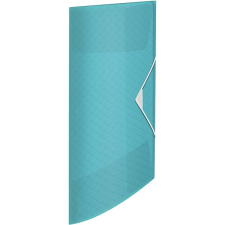ESSELTE Colour Breeze A4 hajtogatós, gumival, átlátszó kék lefűző