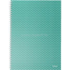 ESSELTE ColourBreeze A4 kockás zöld spirálfüzet (ESSELTE_628477)