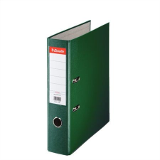 ESSELTE Economy Iratrendező 75 mm A4, PP/karton élvédő sínnel zöld (11256) (ES11256) gyűrűskönyv