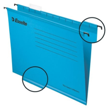 ESSELTE Függőmappa, újrahasznosított karton, A4,  "Classic", kék mappa