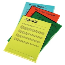 ESSELTE Genotherm, L, A4, 150 mikron, víztiszta felület, Esselte Luxus, zöld (55436) lefűző