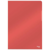 ESSELTE Genotherm, "L", A4, 150 mikron, víztiszta felület, ESSELTE "Luxus", piros