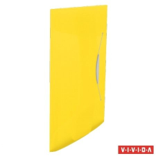ESSELTE Gumis mappa, 15 mm, PP, A4, Esselte Vivida, sárga (624045) mappa