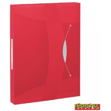 ESSELTE Gumis mappa 40 mm PP A4 Jumbo Vivida piros mappa