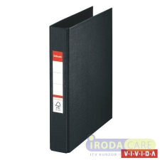ESSELTE Gyûrûs könyv, 2 gyûrû, 42 mm, A5, PP/PP, ESSELTE "Standard", Vivida fekete gyűrűskönyv