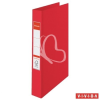 ESSELTE Gyűrűs könyv, 2 gyűrű, 42 mm, A4, PP/PP, ESSELTE "Standard", Vivida piros