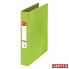ESSELTE Gyűrűs könyv, 2 gyűrű, 42 mm, A5, PP, ESSELTE "Standard", Vivida zöld gyűrűskönyv