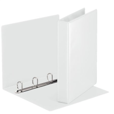 ESSELTE Gyűrűs könyv, panorámás, 4 gyűrű, D alakú, 50 mm, A4, PP/PP, , fehér gyűrűskönyv