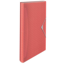 ESSELTE Harmonikamappa, A4, PP, 6 rekeszes, ESSELTE Colour`Breeze, korall (E628447) mappa