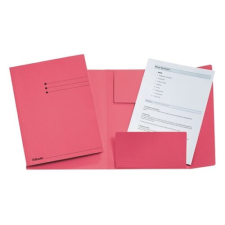 ESSELTE Iratgyűjtő ESSELTE A/4 3 pólyás karton 275 g rózsaszín mappa