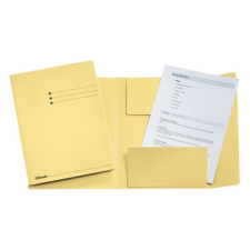 ESSELTE Iratgyűjtő ESSELTE A/4 3 pólyás karton 275 g sárga mappa