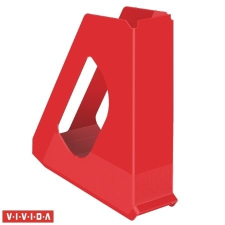 ESSELTE Iratpapucs, műanyag, 68 mm, ESSELTE &quot;Europost&quot;, Vivida piros irattartó