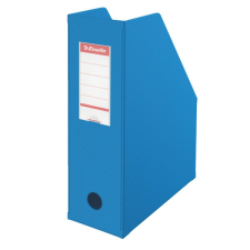 ESSELTE Iratpapucs, pvc/karton, 100 mm, összehajtható, esselte, vivida kék irattartó