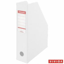 ESSELTE Iratpapucs, PVC/karton, 70 mm, összehajtható, ESSELTE, Vivida fehér irattartó