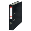 ESSELTE Iratrendező, 50 mm, A4, PP/karton, élvédő sínnel, ESSELTE "Economy", fekete