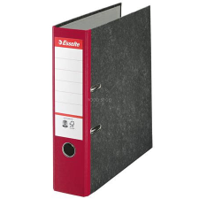 ESSELTE Iratrendező, 75 mm, A4, karton, márványos, ESSELTE, piros irattartó