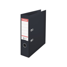 ESSELTE Iratrendező, 75 mm, A4, PP, élvédő sínnel,"Standard", Vivida fekete irattartó
