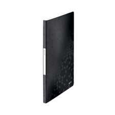 Esselte Kft. LEITZ WOW iratvédő mappa, 20 tasakos, fekete mappa