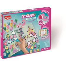 ESSELTE Nyomdázó készlet, foglalkoztató füzettel, MAPED CREATIV "Stamps", hercegnő kreatív és készségfejlesztő