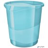 ESSELTE Papírkosár, 14 liter, ESSELTE "Colour' Ice", áttetsző kék