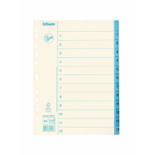 ESSELTE regiszter A4 karton 12 részes fehér 1-12-ig 69913 regiszter és tartozékai