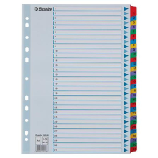 ESSELTE Regiszter, karton, A4, 1-31, ESSELTE "Mylar" regiszter és tartozékai