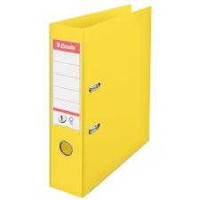 ESSELTE Standard Vivida Iratrendező 75 mm A4 PP élvédő sínnel  sárga (624070) (ES624070) gyűrűskönyv