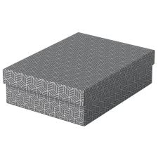 ESSELTE Tároló- és ajándékdoboz, "Home", szürke (E628285) (E628285) bútor