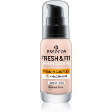 Essence Fresh & Fit folyékony make-up árnyalat 20 Fresh Nude 30 ml smink alapozó