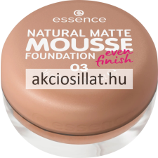 Essence Natural Matte Mousse Foundation Even Finish 03 Alapozó 16g smink alapozó