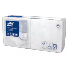 Essity GmbH szalvéta koktél, 24/3 FEHÉR, 200lap/csg, 12csg/karton higiéniai papíráru