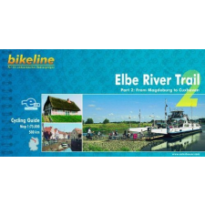Esterbauer Verlag Elbe River Trail kerékpáros atlasz 2. Esterbauer 1:75 000 Elba kerékpáros térkép térkép