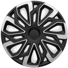  Estoril Silver Black 15" ezüst-fekete dísztárcsa szett – 4 db dísztárcsa