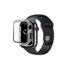 eSTUFF Titan Shield Full Body Apple Watch Series 7 / 8 Kijelzővédő üveg - 45 mm (ES501033) okosóra kellék