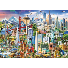 Észak-Amerika térképe puzzle puzzle, kirakós