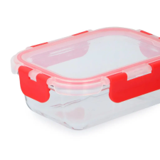  ÉTELTÁROLÓ 390ML 15,5X11,5CM BOROSZILIKÁT ÜVEG + MŰA. PATTINTÓS TETŐ papírárú, csomagoló és tárolóeszköz