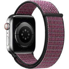 Eternico Airy Apple Watch 38mm / 40mm / 41mm - Fig Purple and Black edge okosóra kellék