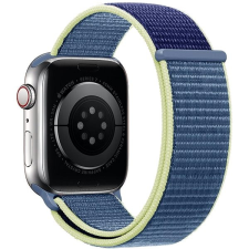Eternico Airy Apple Watch 42mm / 44mm / 45mm - Aura Blue and Gold edge okosóra kellék